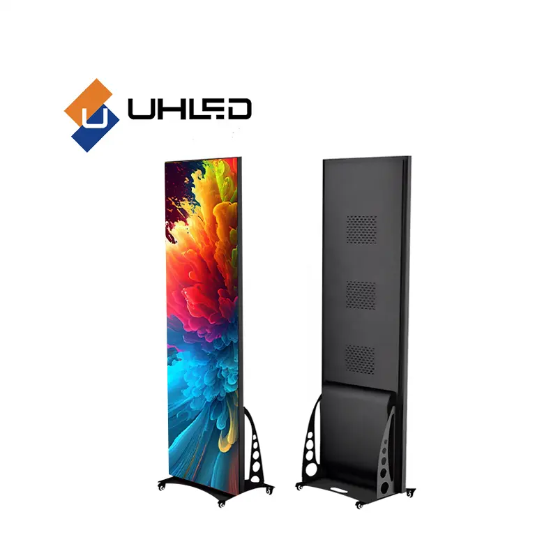 Digitale Display Reclame Led Poster Scherm P2.5 Indoor Full Color Poster Led Display Staande Wifi Control Poster Led Display