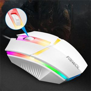 X517 - Juego de Teclado y Ratón para Juegos con Cable USB, Personalizado de Fábrica, con Luces LED, para Ordenador de Escritorio - Product Image 4
