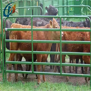 แผงคอกม้าทำจากเหล็กสำหรับเลี้ยงสัตว์รั้วฟาร์มปศุสัตว์6FT ทนทาน - Product Image 1