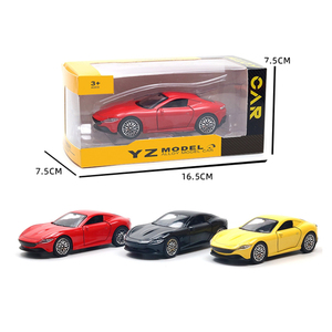 Modèle de Supercar en Métal Moulé sous Pression Style Roma 1:36, à Tirer en Arrière, Portes Ouvrables, <span class=keywords><strong>GT</strong></span> Italien, Jouet pour Enfants - Vente en Gros - Product Image 3