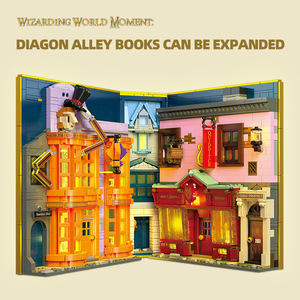 JIESTAR JJ9057 1940PCS Série Cinématographique Weasley Joke Shop Modèle de Blocs de Construction Ornementaux Jouet Éducatif Technique Cadeau de Fête - Product Image 4