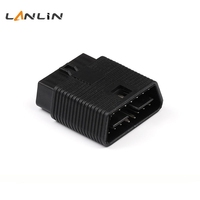 Adaptador de Conector OBD2 de 16 Pines, Totalmente Alimentado, Macho a Hembra, Herramienta de Diagnóstico Universal para Automóviles