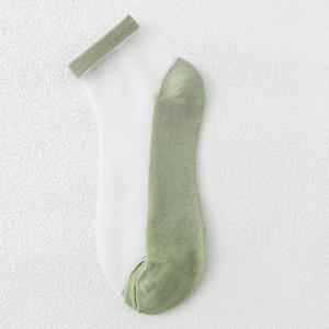 Jingwen OEM Dames Sokken CE Certificaat Zomer Transparant Ademend Enkel Sokken Effen Sheer Dames Sokken - Product Image 6