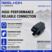 Carcasa de Conector Automotriz Hembra Sellada Impermeable de 1 Pin 7013H-1.5-21 para Reparación de Arnés de Sensor/Interruptor Ford GM