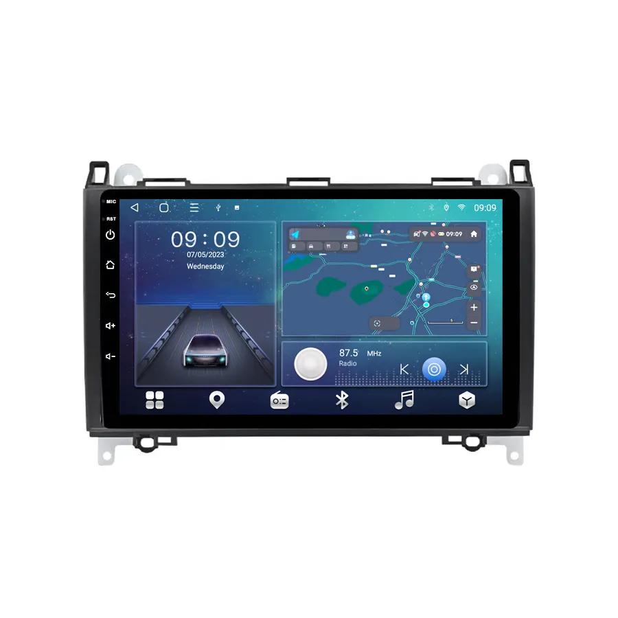 LT luntuo Android 13วิทยุติดรถยนต์สำหรับ Mercedes Benz B200สปรินเตอร์ W906 W639คลาส AB W169 W245 Viano VIO GPS สเตอริโอ