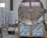 Friteuse à cuve en acier inoxydable avec agitateur, chauffage gaz/électrique pour la friture de chips de pommes de terre, de manioc, de bananes et la transformation de snacks