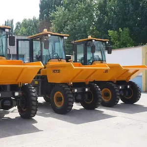 Four-wheel Drive Hydraulic Transmission Efficient Construction Machinery 2 Tons Chinese Mini Dump Truck In Industry
