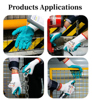 Gants de sécurité en nitrile à prix compétitif, respirants et à adhérence ferme, pour la manutention de matériaux de construction