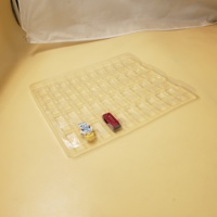 Briques de jouet Plateau blister transparent Blister Emballage à clapet en plastique Transparent pour briques de jouet