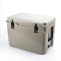 Glacière isotherme moderne en PE rotomoulé 45QT, étanche, avec décapsuleur, logo personnalisé, portable pour aliments et boissons