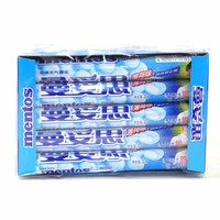 Bonbons gélifiés mentholés Fudge Chewy Dragees De Doces Menta, rouleaux de bonbons pour Halloween, fête, emballage de 37g, bonbons gélifiés mentholés