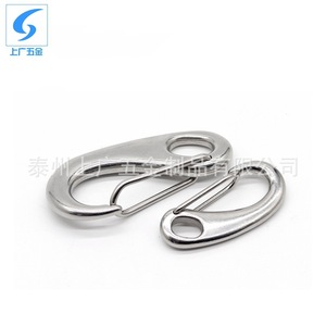 Hebilla de resorte en forma de huevo de acero inoxidable 304 de Shanghái y Guangzhou, 30 mm, 100 mm, para uso doméstico e industrial - Product Image 2