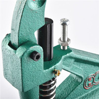 Presse manuelle pour boutons-pression en plastique / boutons à pression / œillets, machine à presser Dk 93