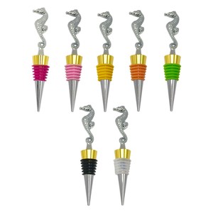 Christmas Wine Stoppers Metal Bottle Stopper Set With Santa Snowman Design For Holiday Decor And Gift - Product Image 2
