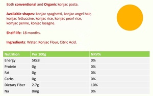 All'ingrosso cheto Halal snack e pasti a basso contenuto di carboidrati Shirataki Konjac Shirataki istantaneo Spaghetti tagliatelle scatola di imballaggio certificato Kosher - Product Image 6