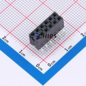 BCS-106-L-D-PE Pin Socket Through hole Component (THT),P=2.54mm Connector 2.54mm 2.54mm Through Hole Double Row - Product Image 1