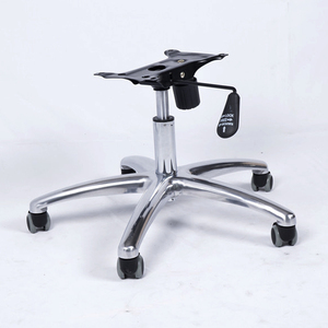 Furniture Accessories Parts Metal Aluminum Complete Swivel <strong>Office</strong> <strong>Chair</strong> <strong>Base</strong> for <strong>Chair</strong> Polished Aluminum Modern Carton Silver - Product Image 2