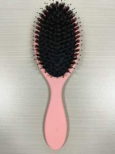 Brosse de soin des cheveux, brosse de massage, brosse courbée pour cheveux secs et humides, brosse à cheveux en nylon et poils de sanglier à coussinets souples, outils de coiffure pour la beauté - Product Image 4