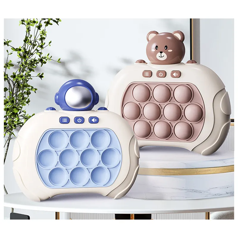 Offre Spéciale rapide push bulle console de jeu compétitive série fidget jouet vitesse allumer rapide bulle électronique jeu de puzzle