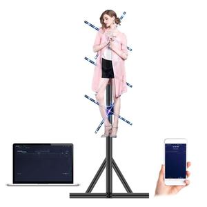 Quạt Led 43Cm Giá Tốt Từ Nhà Máy Máy Máy Chiếu Ảnh Ba Chiều Quảng Cáo Quạt Ba Chiều 3d - Product Image 4