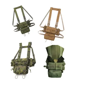 Canotta impermeabile Camo allenamento prezzo competitivo custodia anteriore impermeabile tattico borsa da petto Rig borsa con cinturino regolabile