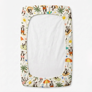 Cubrecamas y Sábanas <span class=keywords><strong>de</strong></span> Punto Clásicas <span class=keywords><strong>para</strong></span> Bebé al por Mayor con Estampado <span class=keywords><strong>de</strong></span> Animales <span class=keywords><strong>de</strong></span> Dibujos Animados, Productos <span class=keywords><strong>de</strong></span> Algodón Orgánico - Product Image 1