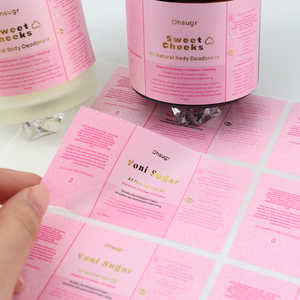 Lüks Logo altın folyo damgalama ürün etiketleri özel baskılı etiket su geçirmez kozmetik etiket - Product Image 5