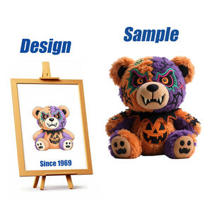 Orsacchiotto di <span class=keywords><strong>Peluche</strong></span> Ecologico OEM ODM, Super Morbido in Poliestere, Personalizzabile, Giocattolo Imbottito per Halloween, Regalo Festivo per Bambini - Product Image 1