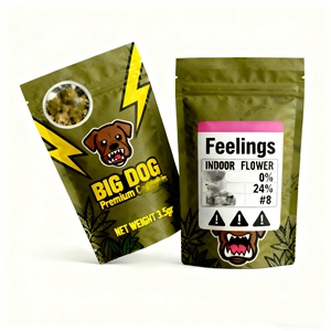 Custom Printed Tea Top Candy Stand Pouch <strong>Edible</strong> Resealable Self Adhesive Seal 3.5g 7g 14g 1oz 1lb 1kg Food Frosted Mylar Bag - Product Image 2