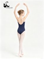 Traje de Ballet con Tirantes Finos para Niñas Anna Shi, Ropa de Baile Profesional para Niños, Mono para Práctica de Ballet