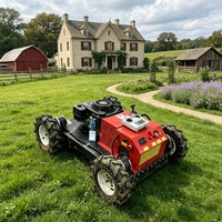 Tondeuse à gazon télécommandée intégrée pour jardin et agriculture, robot de tonte entièrement automatique pour pelouses et vergers