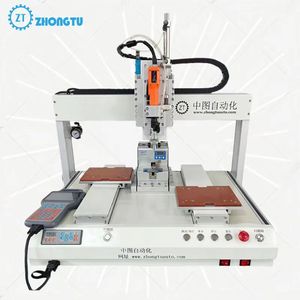 Machine de serrage de vis de bureau entièrement automatique avec système de fixation intelligent pour l'électronique - Product Image 1