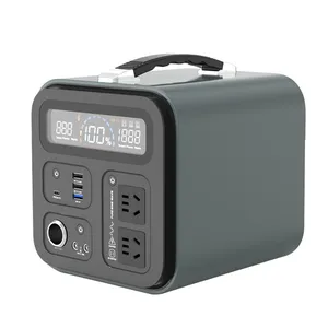 Outdoor Big Size High Capacity 300W Lifepo4 Lithium Cell Camping Solar Generator Portable Power Station /