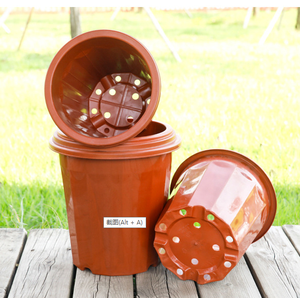 小さな庭のための300個パックのプラスチック製の苗床植木鉢花苗スターターポット - Product Image 6