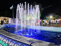 Sistema de Fuente Danzante Simétrica Controlada por Programa, Chorro de Agua Multipatrón para Parques Urbanos, Lugares Escénicos y Construcción de Paisajes