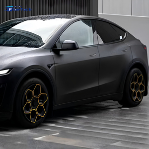 ฝาครอบล้อ Tesla Model Y Model 3 Juniper ขนาด 18 นิ้ว 19 นิ้ว 20 นิ้ว แบบ Aero Hubcaps พร้อมการป้องกันขอบล้อเต็มรูปแบบ  สำหรับ OEM Fitment - Product Image 5