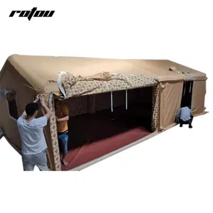 Tenda Kanvas Katun Tahan Air, Tenda Berkemah Lantai Luar Ruangan Musim Semi