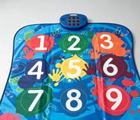 Tapis de danse numérique interactif pour enfants avec chiffres musicaux, tapis de jeu éducatif précoce pour l'apprentissage des rythmes