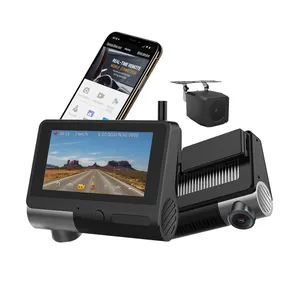 4G Slimme Spiegel Android Touchscreen Achteraanzicht Auto Dashcam Dubbele Camera 1080P Gps Tracking 4G Lte Auto Dvr