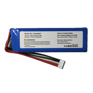 Remplacer la batterie au lithium polymère 3.7V 6000mAh pour haut-parleur sans fil <span class=keywords><strong>JBL</strong></span> <span class=keywords><strong>Charge</strong></span> pour GSP1029102R 310SL Stock disponible - Product Image 2