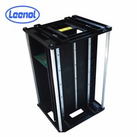 Leenol Pcb Loader Gear Track Adjustable SMT Esd Anti Static Pcb Magazine Rack for EU Market