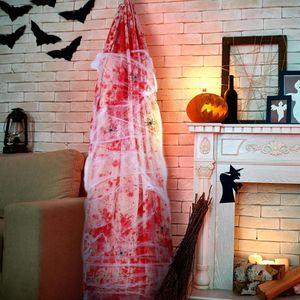 Bolsa de Cadáver Sangrienta de Halloween, Accesorio de Gasa con Manchas de Sangre, Bolsa Colgante Aterradora para Decoración de Fiestas en Casas Encantadas - Product Image 3