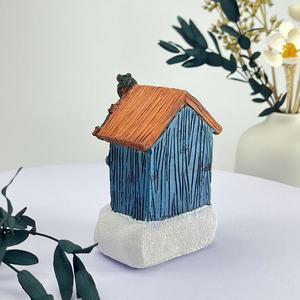 <b>LED</b> Cross Border Resin Small Christmas Hut Color Luminous Tabletop Ornament Gift for Holiday Tree & <b>Ball</b> Decorations Wholesale - Product Image 5