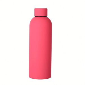 350ML 500ML 750ML 1000ML Fine Matte Finish 304 Steel Small Mouth Bottle Workout Travel Car <b>Insulated</b> <b>Mug</b> Custom Brand Pattern - Product Image 2