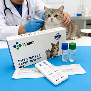 2-weg FIV-FeLV <span class=keywords><strong>Feline</strong></span> Combo Sneltest <span class=keywords><strong>Kit</strong></span> FIV Ab/FeLV Ag Sneltest <span class=keywords><strong>Kit</strong></span> voor huisdierenverzorging - Product Image 1