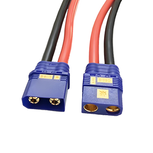 Kabel Adaptor Paralel QS8 Anti Percikan Api Tembaga Berlapis Timah 500V, Kabel Y Paralel Jantan Betina 8awg untuk Sepeda Motor Rc - Product Image 6