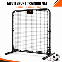 Filet d'entraînement multisports portable et pliable pour le football, le baseball, le golf, l'entraînement de lancer, du coup de pied et de la réaction