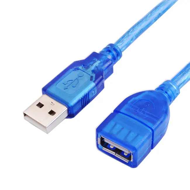 Câble d'extension USB 0.5 AM à AF 5ft 10ft, 1.5M/1M/1.8M/2.0 M/3M/5M/10M, USB 2.0 femelle à un mâle, rallonge