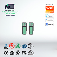 Motor Central Moderno NB MOTOR Reroad 110V 220V 2 Cilindros 360N/420N con Sistema Remoto para Puertas Enrollables de Hotel y Garaje