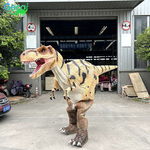 Gecai Halloween Party Ferris Wheel Animatronic Realistic Walking Dinosaur Costume raptor Life Size Resin Outdoor - Product Image 4